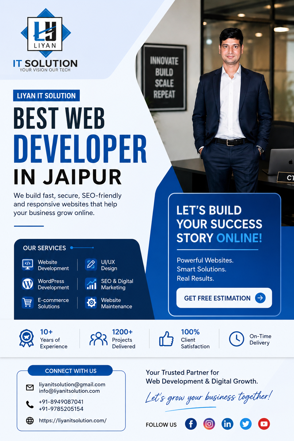 Best Web Developer in Jaipur for Building SEO-Optimized Business Websites