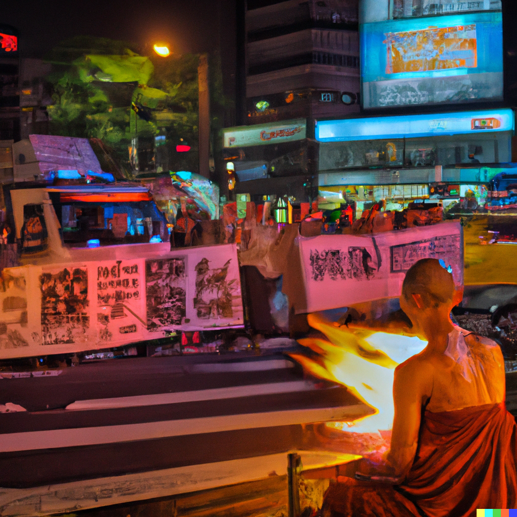 The Burning Monk's Legacy Igniting Hope and Transformation by