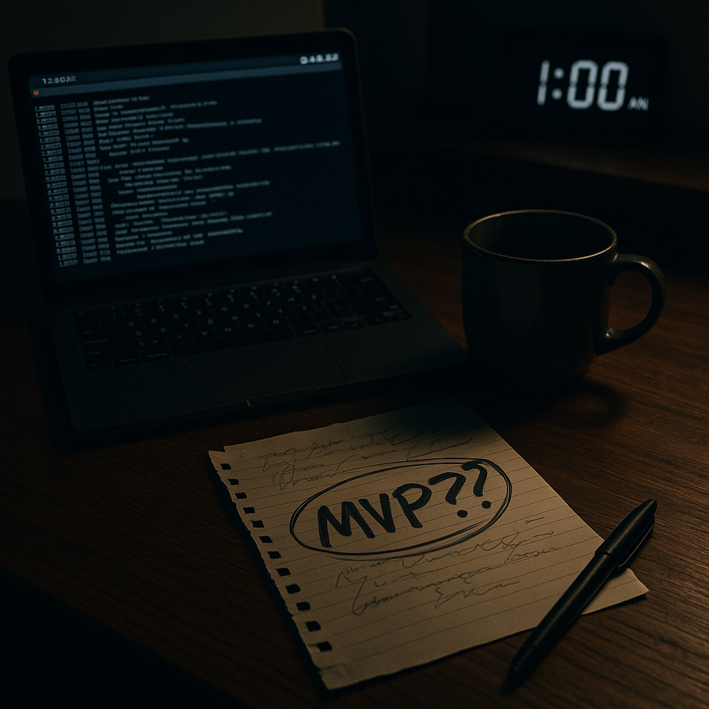 Late Nights Searching for the elusive MVP! (image by Sora)