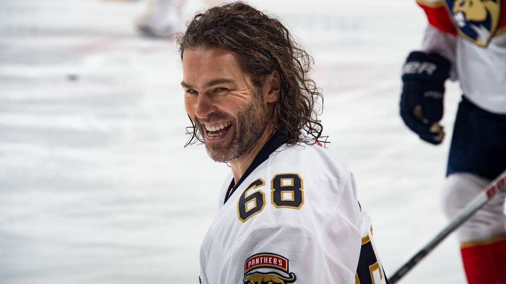 HOW Is Jaromir Jagr Doing This.. 