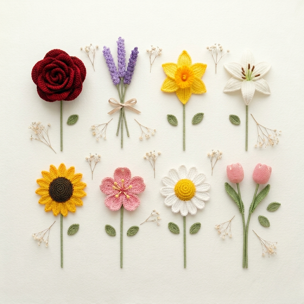 8 Beautiful Crochet Flower Pattern You Can Make (Easy & Beginner-Friendly)