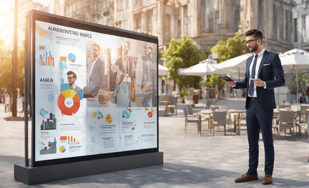 Augmented sale reality commercial