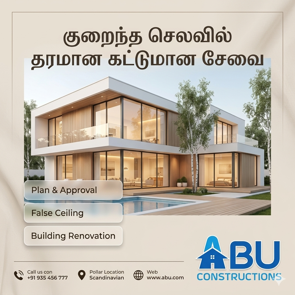 The Blueprint for Smart Living: Optimizing Your 2BHK House Construction in Trichy
