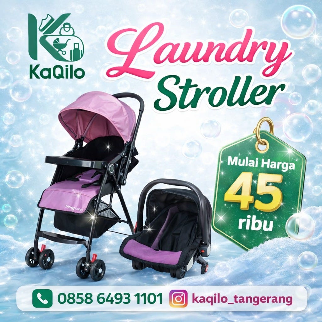 BERKUALITAS 0858.6493.1101 LAUNDRY STROLLER SELAPAJANG JAYA TANGERANG