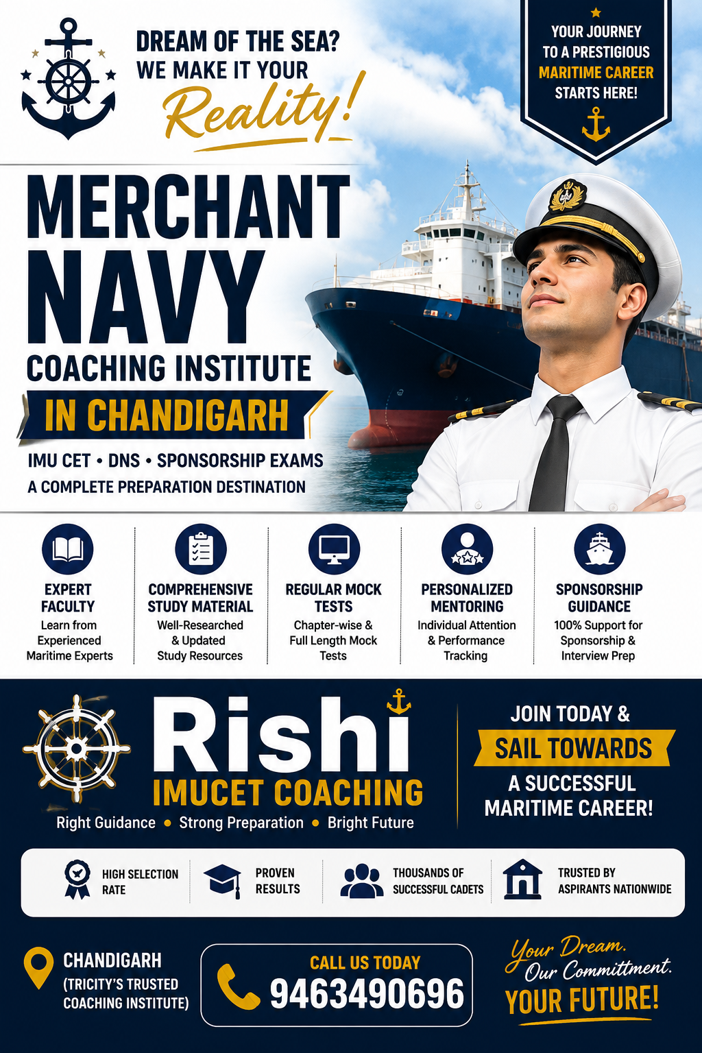 Best Merchant Navy Coaching Institute in Chandigarh