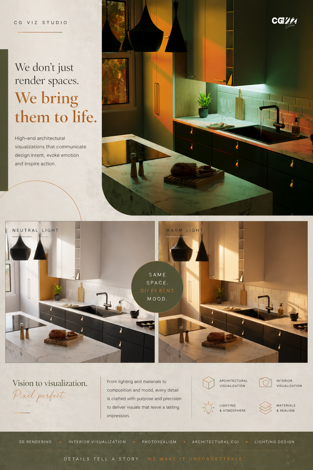 We Don’t Just Render Spaces. We Bring Them to Life.