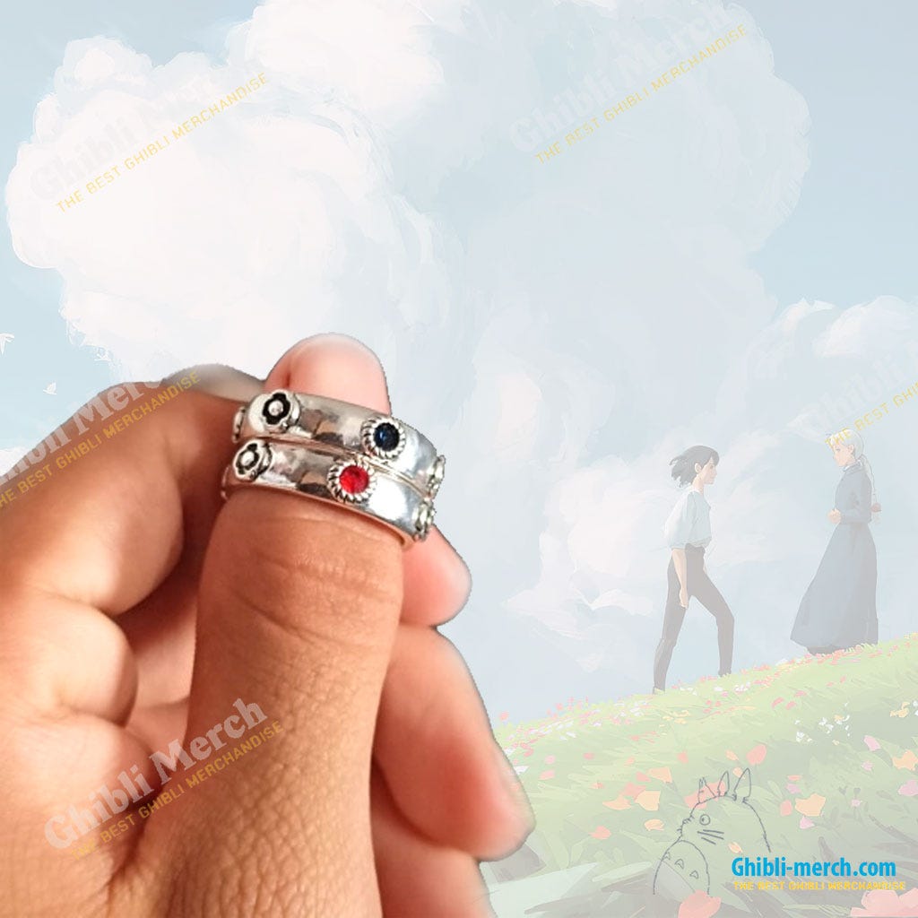 Embracing Love and Magic: The Allure of Howl and Sophie Rings, by  ghiblimerch