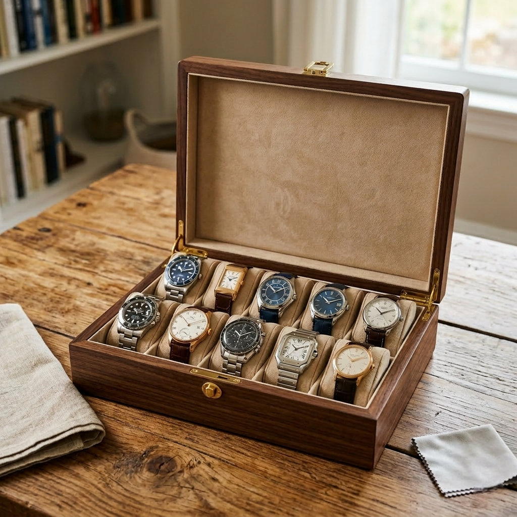 Watch Cases Help Keep Timepieces Safe and Well Organized