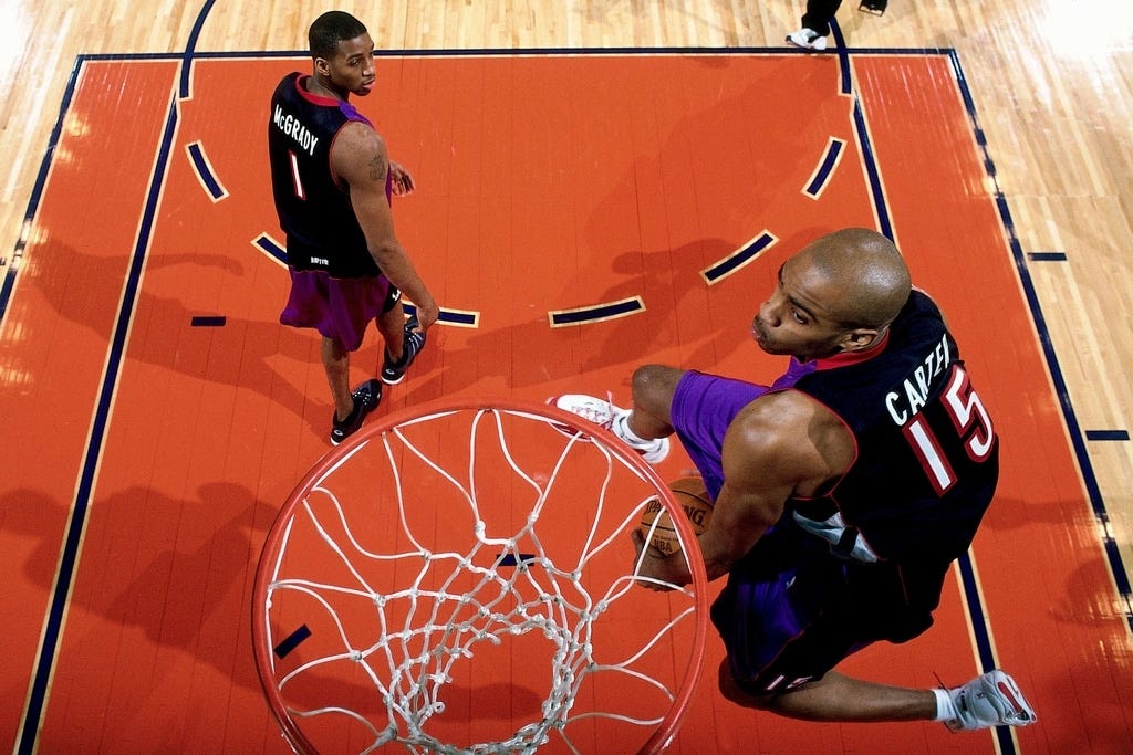 vince carter elbow dunk