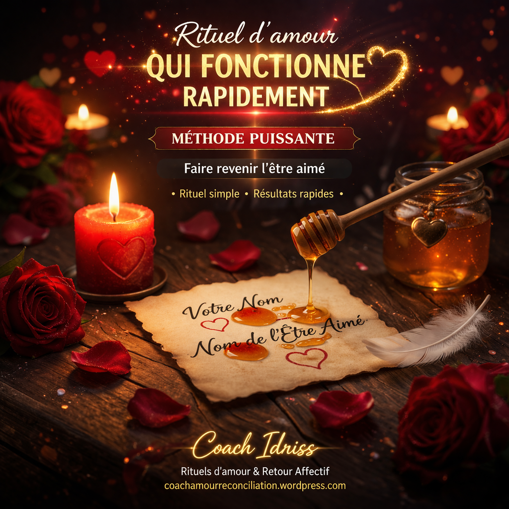 Rituel d’amour qui fonctionne rapidement : méthode puissante pour faire revenir l’être aimé