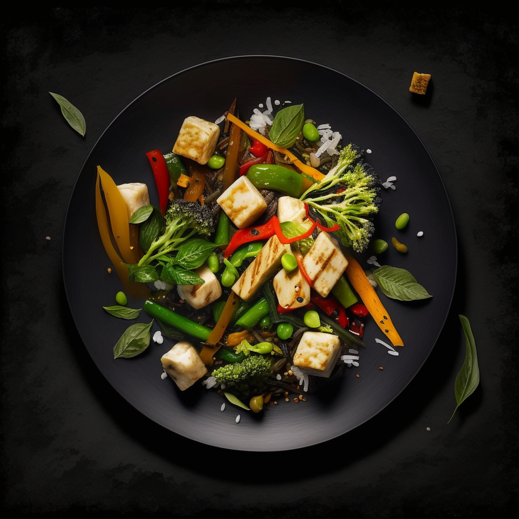 Pepper Paradise Jelly Tofu and Veggie StirFry Recipe by Chimica Robinson Espinosa Medium