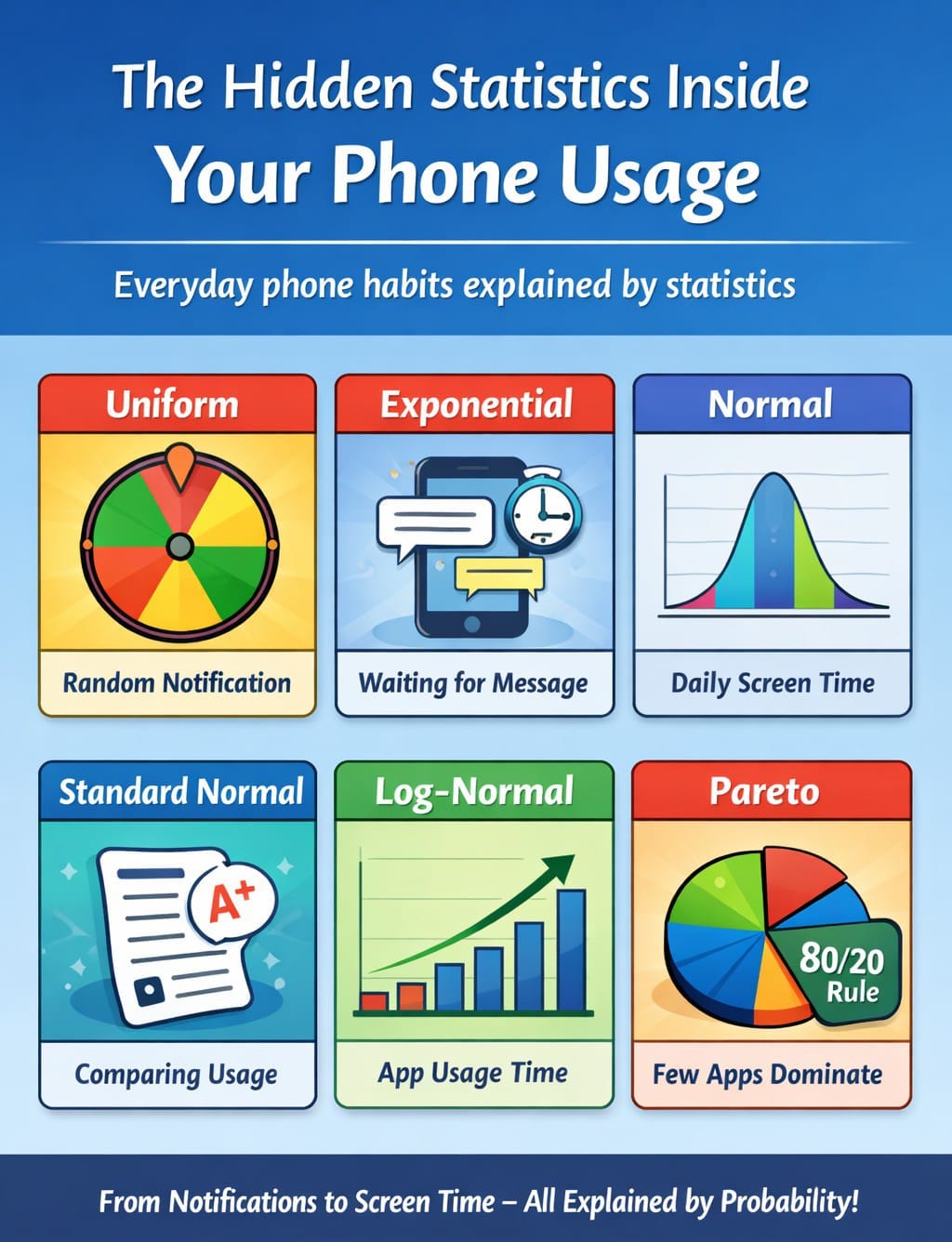 The Hidden Statistics Behind Your Daily Phone Activity