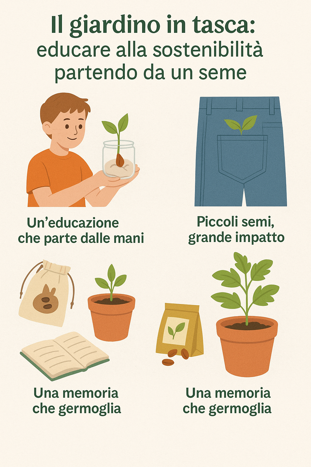 Il giardino in tasca: educare alla sostenibilità partendo da un seme