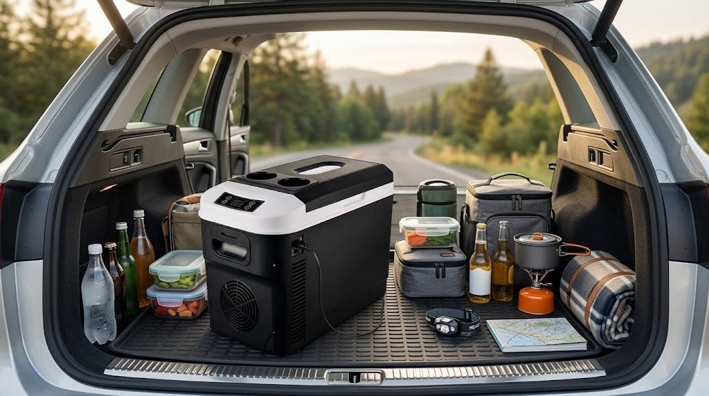 What Size Portable Car Refrigerator Do You Need for Travel? Meet the GripVolt 15L Solution