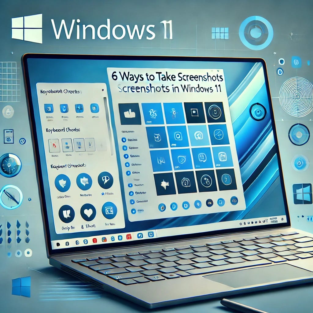 6 Easy Ways to Take Screenshots in Windows 11 | by aneesh kumar | Write ...