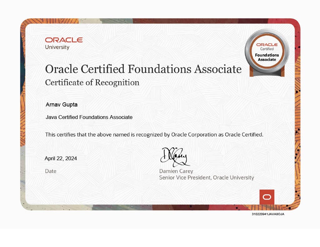 How I was a Java Oracle Certified programmer before I was allowed to ...
