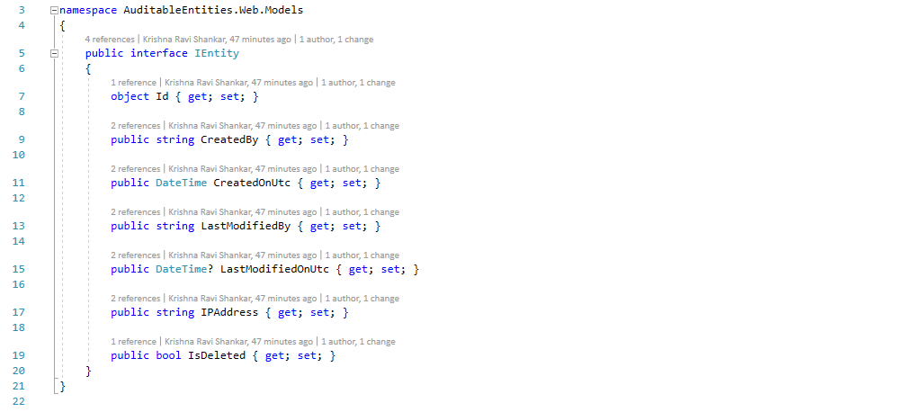 Auditing Your C# Models with Entity Framework | by Krishna Ravi Shankar ...