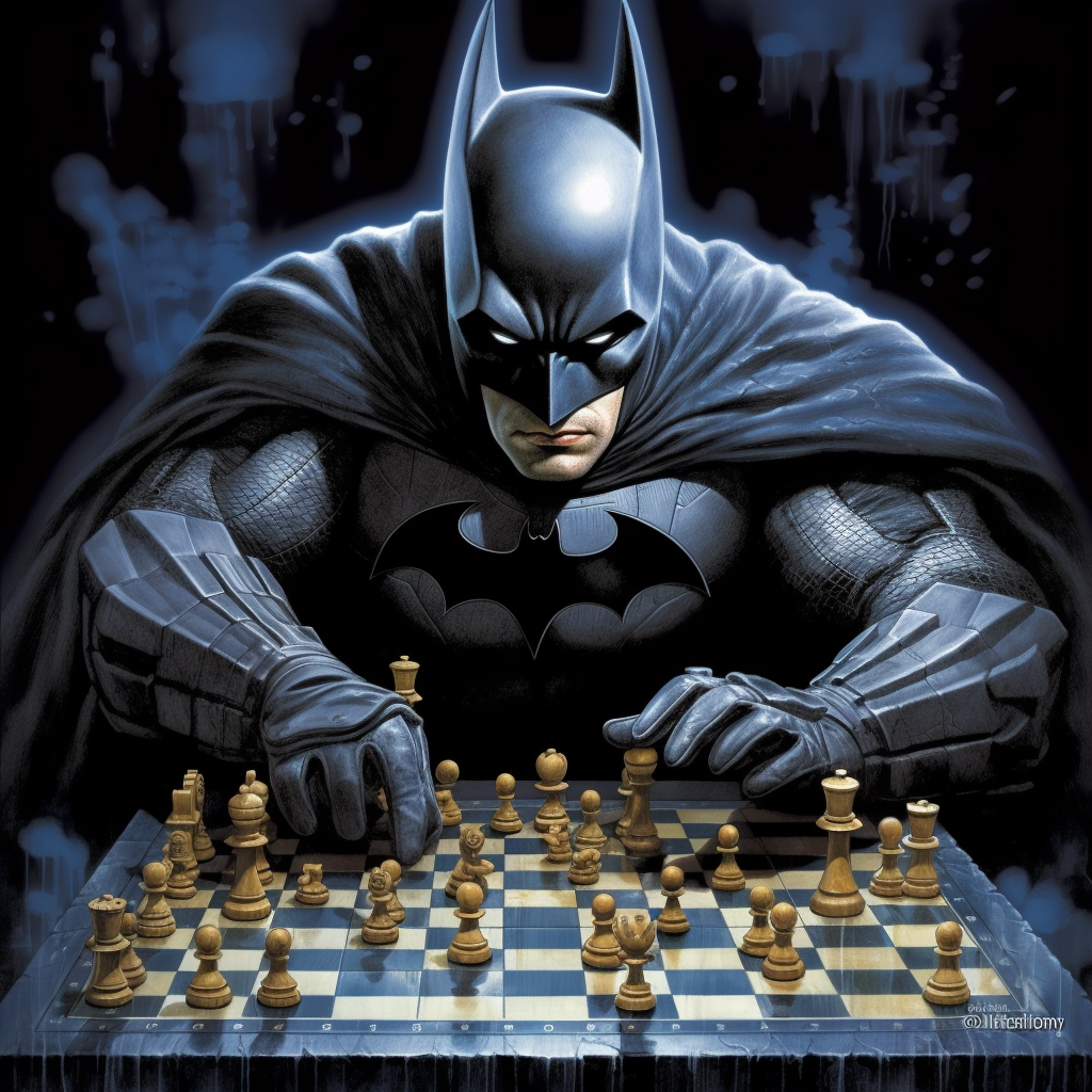 Batman Gotham Cityscape Chess Set, Chess Sets and Boards