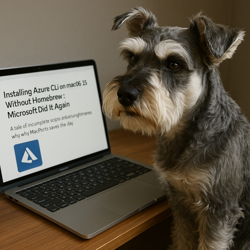 Installing azure cli on macos 15 without homebrew microsoft did it