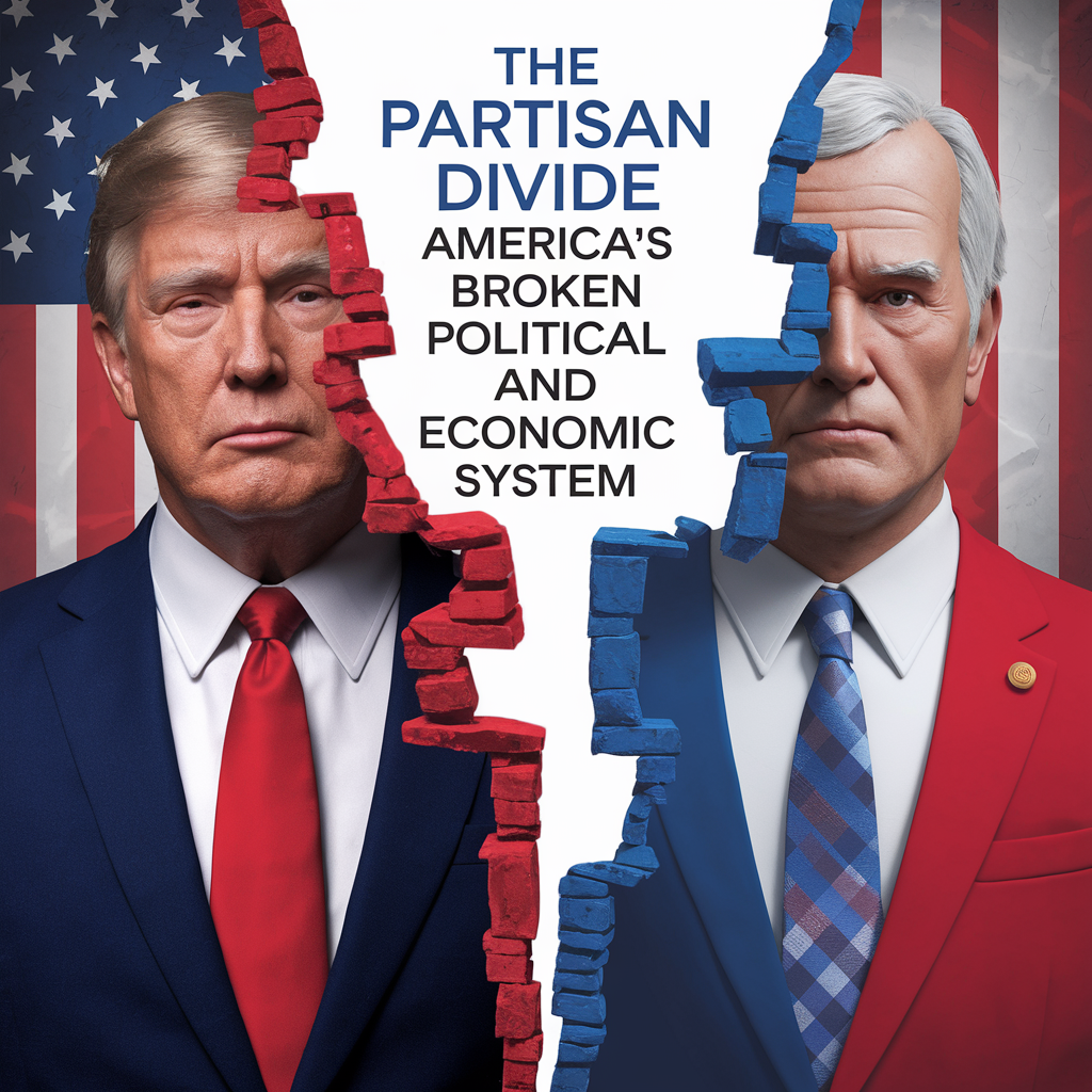 The Partisan Divide America’s Broken System in 2025 by Michael Derek