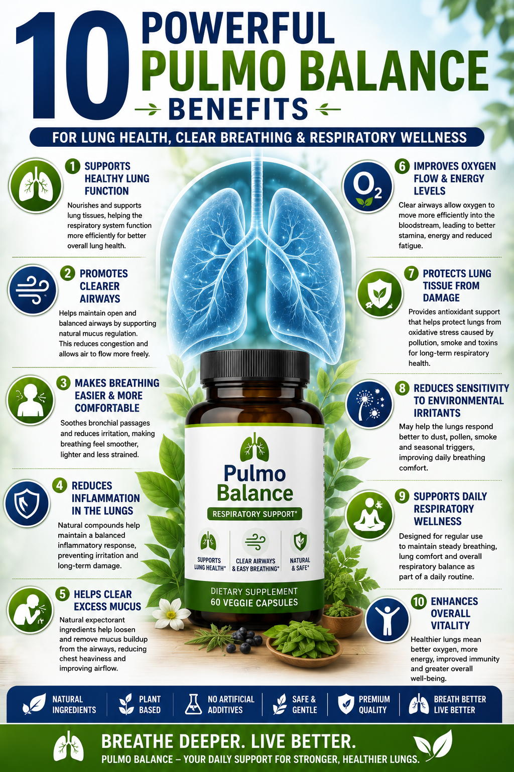 Breathe Easier Naturally: 10 Benefits of Pulmo Balance for Lung Support
