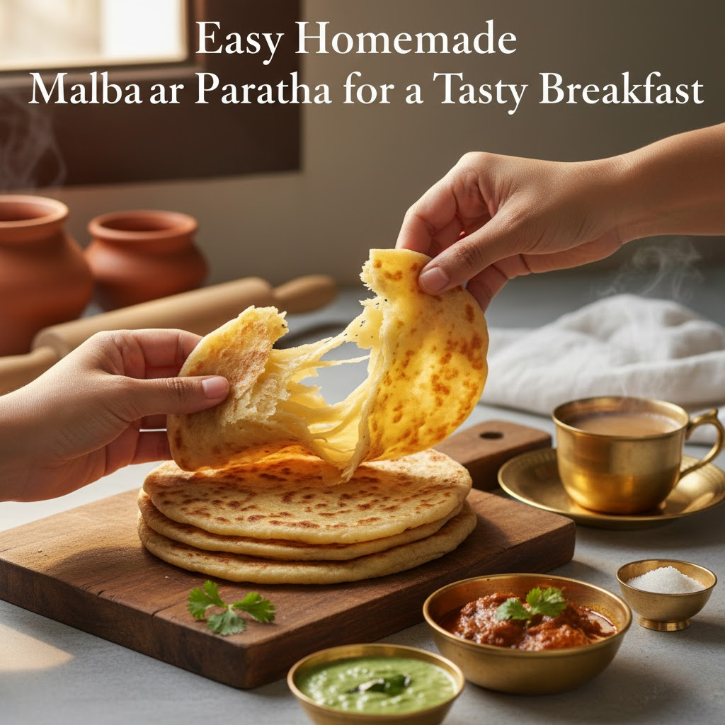 Easy Homemade Malabar Paratha for a Tasty Breakfast