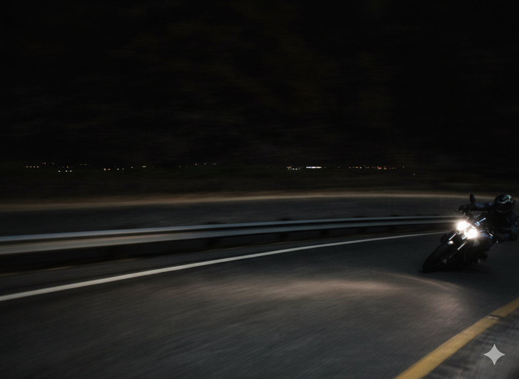 AI Enhanced, Me riding my RTR 200, circa 2018