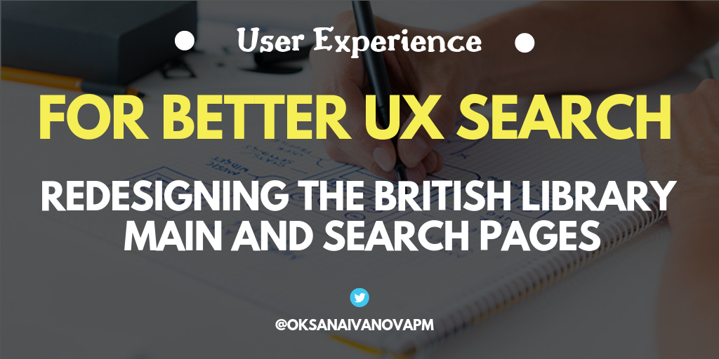 For Better UX Search: Redesigning The British Library Main And Search ...