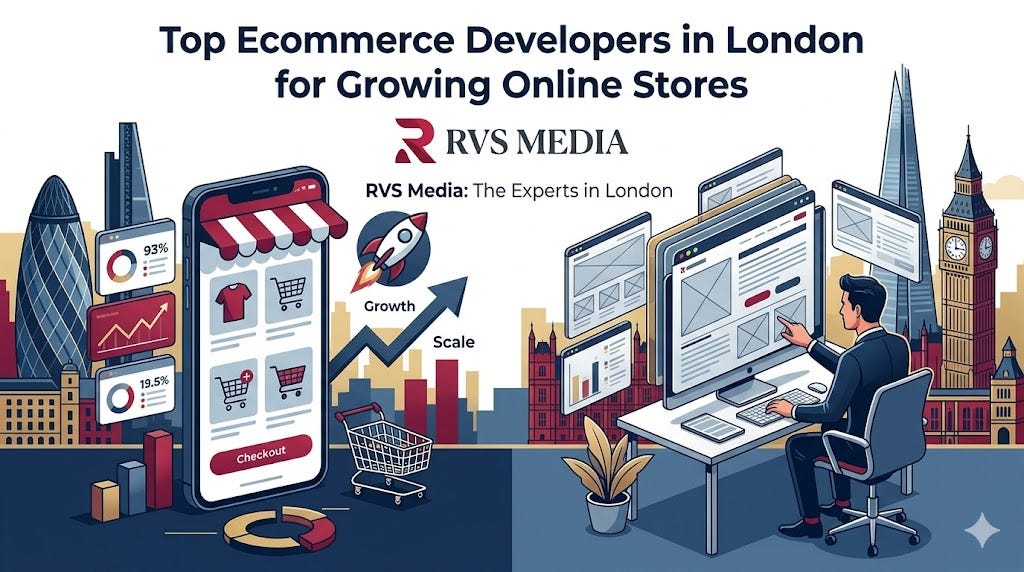 Top Ecommerce Developers in London for Growing Online Stores