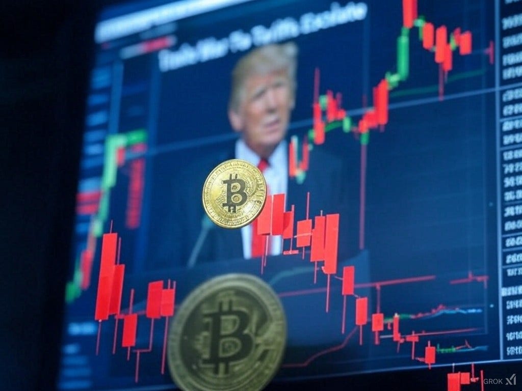 Crypto Market Crashes as Trump’s Trade War Escalates — $1.3B Liquidated