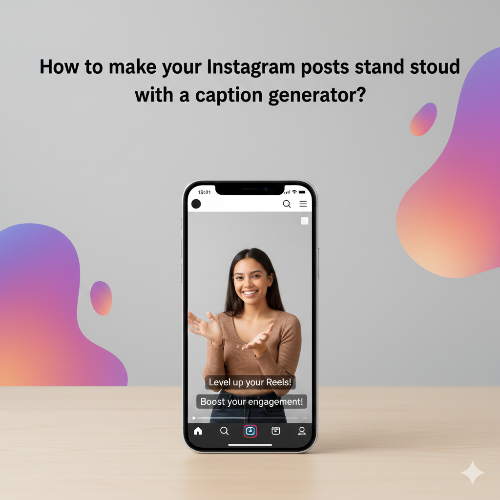 How to make your Instagram posts stand out with a caption generator?