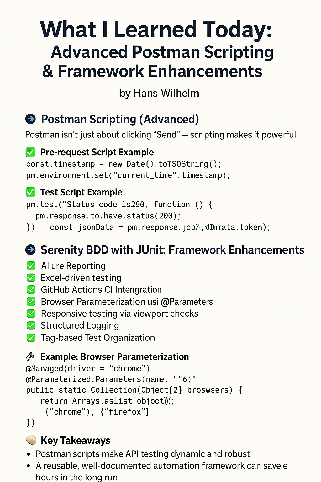 Leveling Up My Automation & API Testing Skills Today | Medium