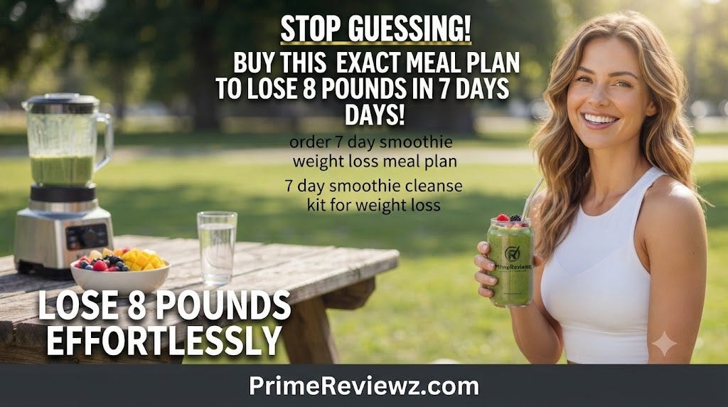 Buy 7 Day Smoothie Weight Loss Plan!The Secret Smoothies You Need!