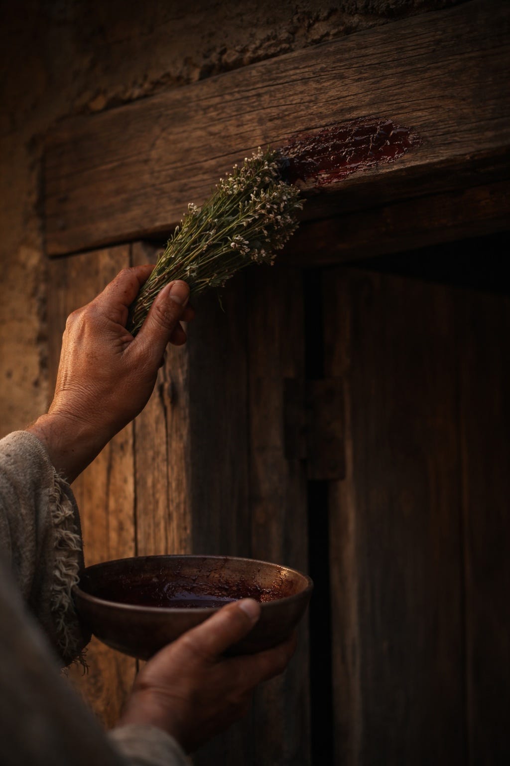E12–5: What is the spiritual significance of the Hyssop branch in Scripture?