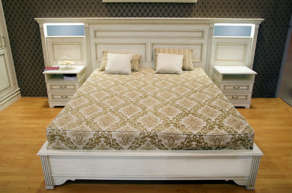 How to rearrange a master bedroom with a rolltop desk by