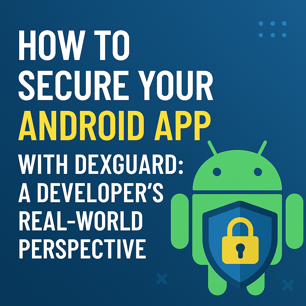 🔐 How to Secure Your Android App with DexGuard: A Developer’s Real-World Perspective