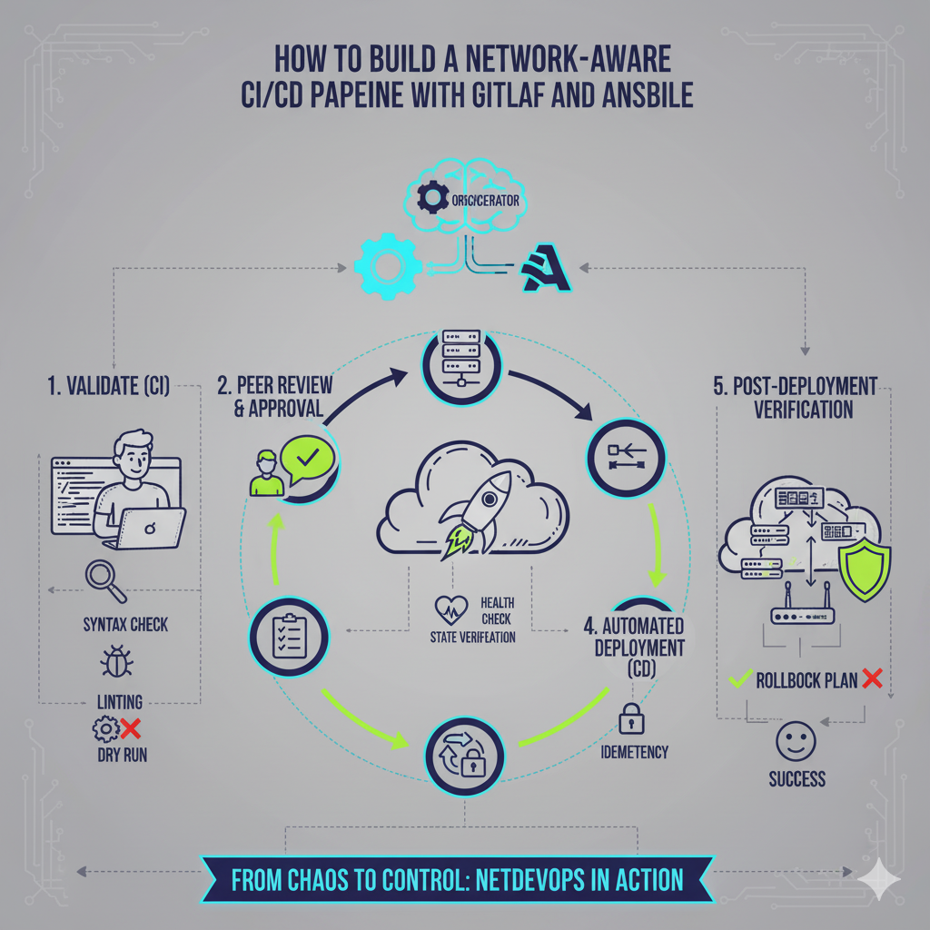 How to build a network-aware CI/CD pipeline with GitLab and Ansible ...