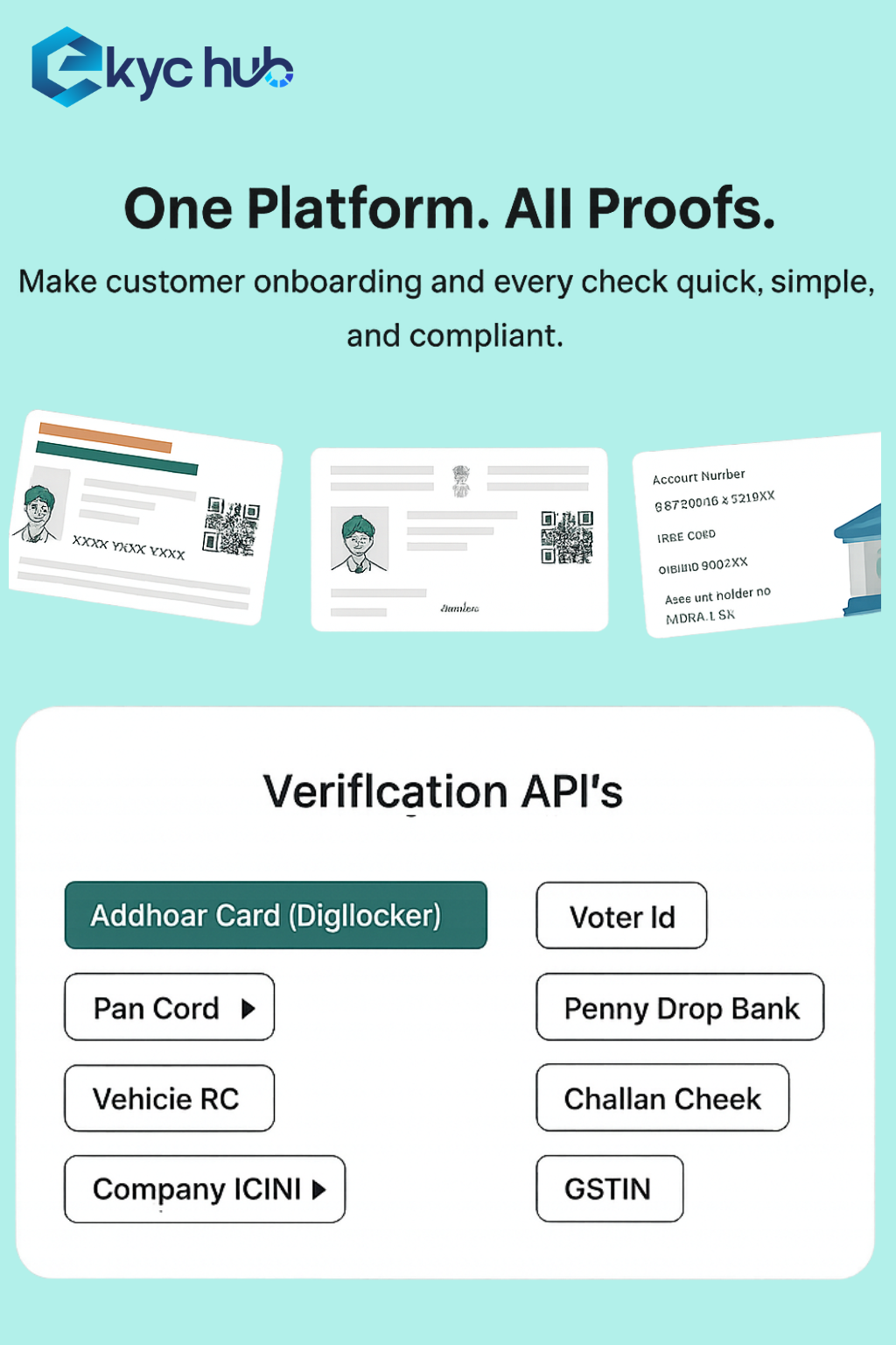 🧩 One Platform. All Proofs — eKYC Hub Simplifies Digital Verification