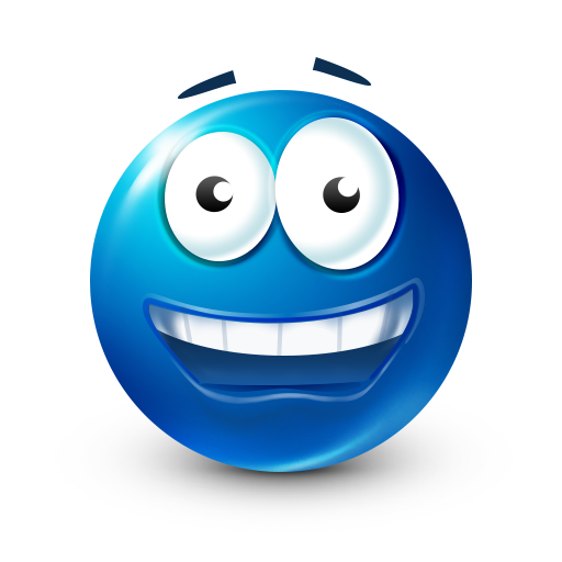 79 Blue Smiley Emojis Gallery. A curated collection of 3D Blue Smiley… | by  CK Español | Medium