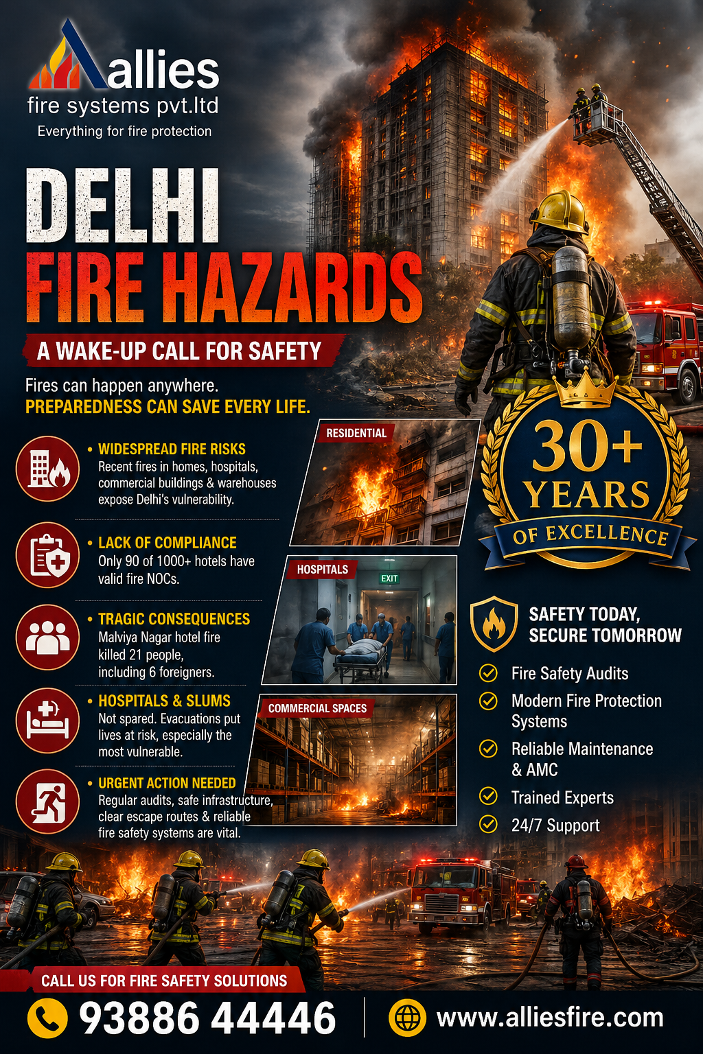 Rising Fire Hazard Concerns in Delhi: A Wake-Up Call for Safety
