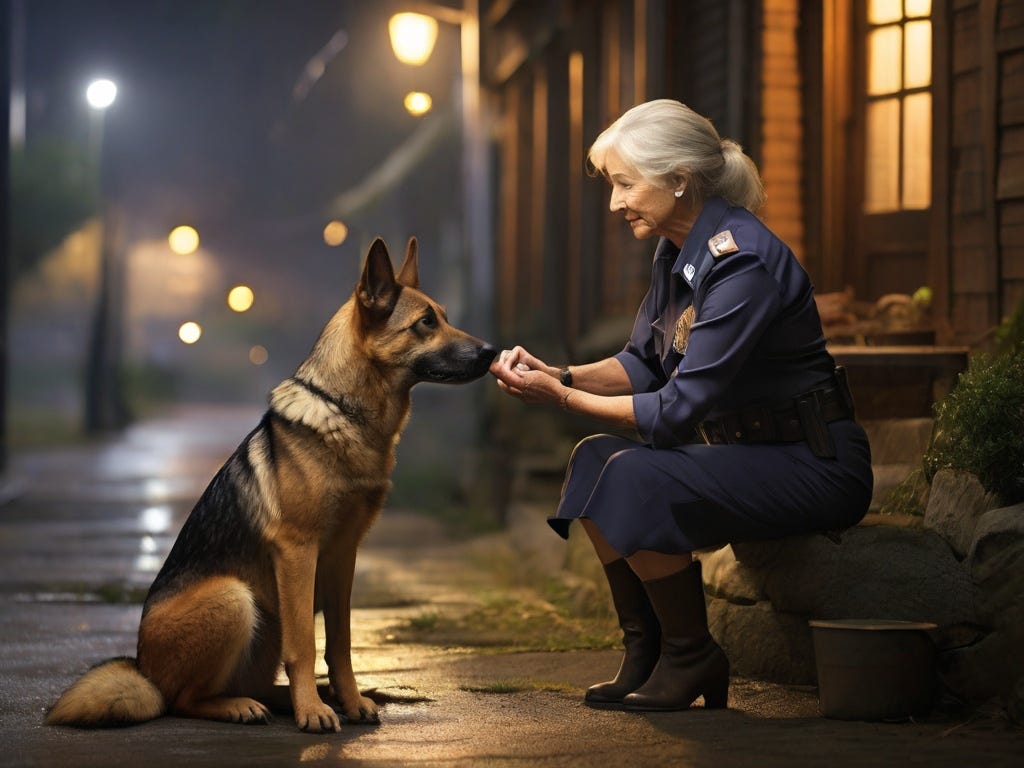 Ex police german shepherds sales