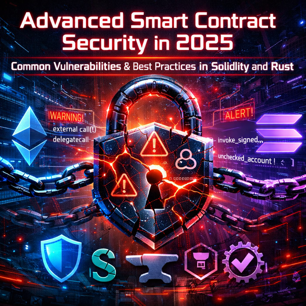 Advanced Smart Contract Security in 2025: Common Vulnerabilities and Best  Practices in Solidity and Rust | by PMartin | Dec, 2025 | Block Magnates