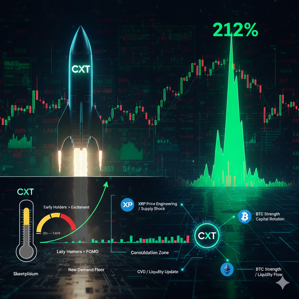 CXT Token Explodes 212%: Is This the Start of an Institutional Moonshot?