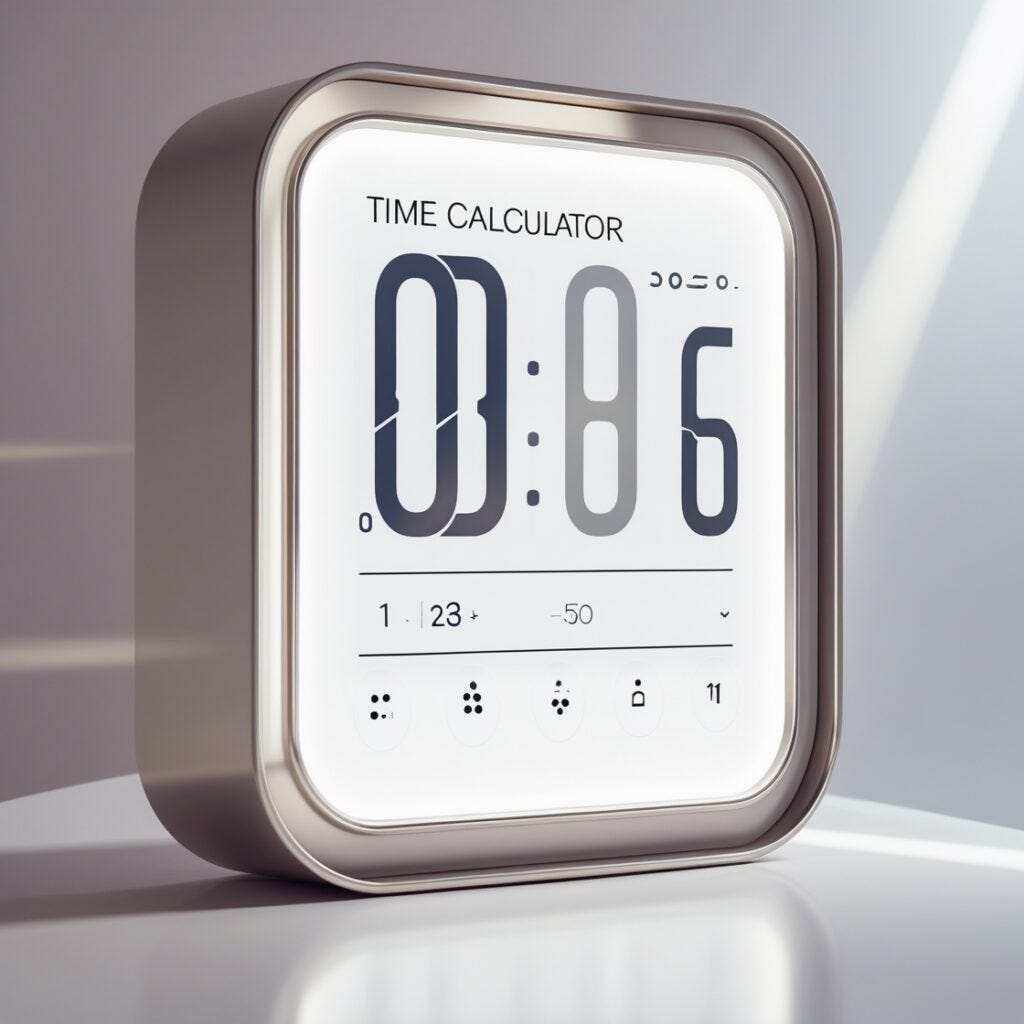 ⏳ Time Calculator