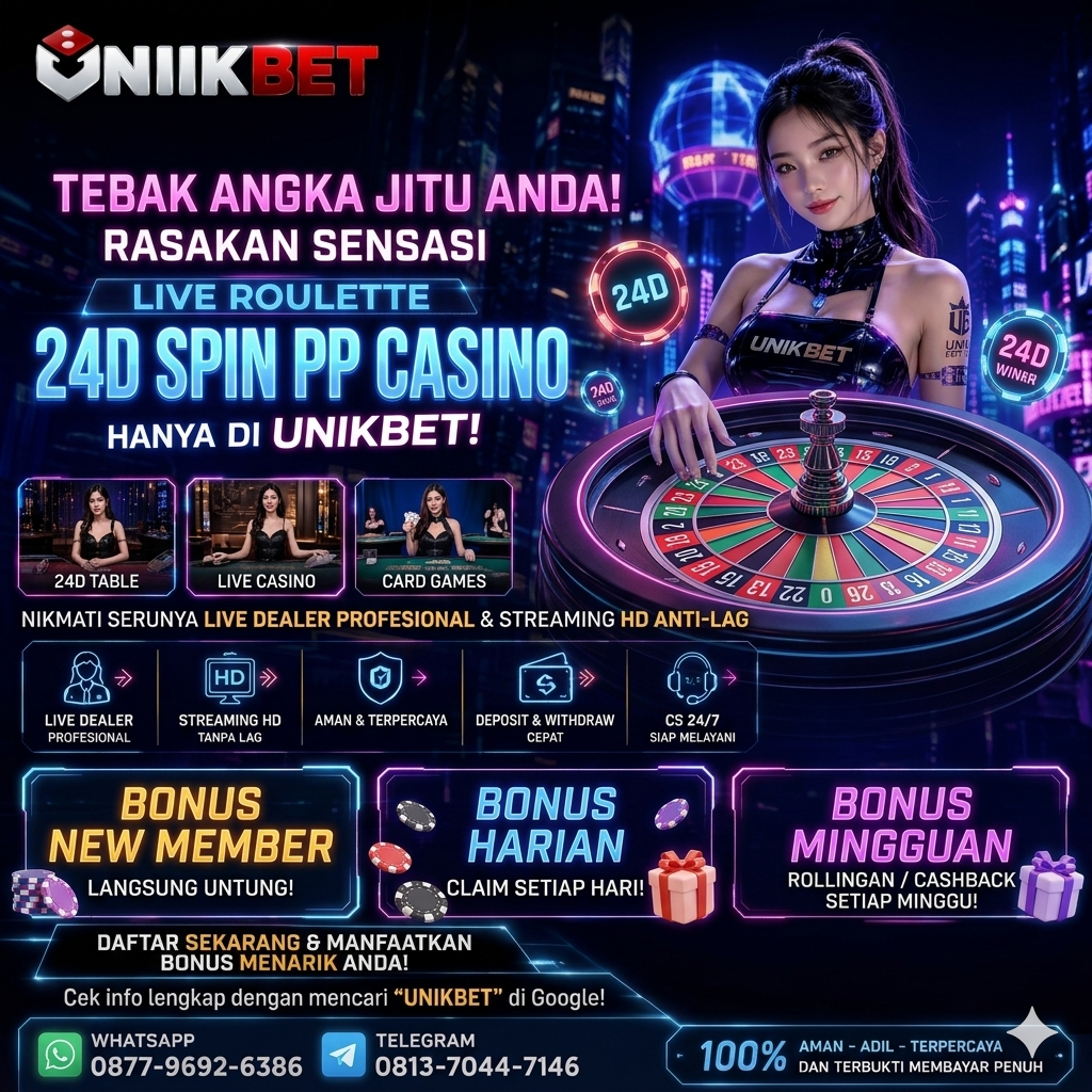 Tebak Angka Jitu Anda! Rasakan Sensasi 24D Spin PP Casino Hanya di Unikbet