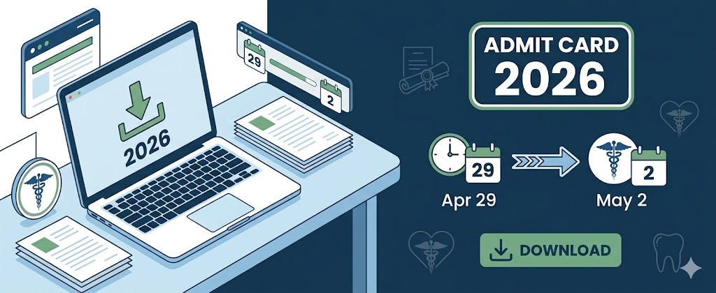 NEET MDS 2026 Admit Card Goes Live Today — Here’s How to Get It