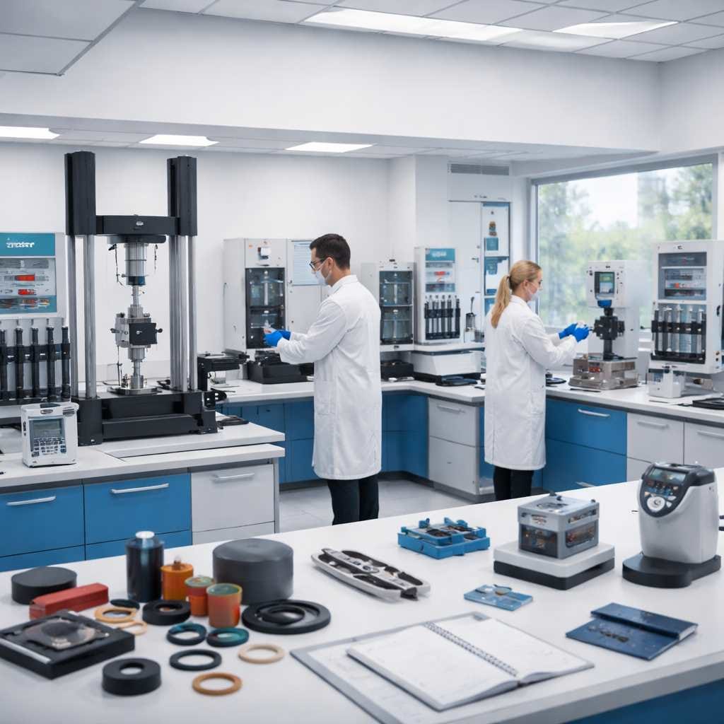 Advanced Elastomer Testing Lab for Reliable Tyre Certification