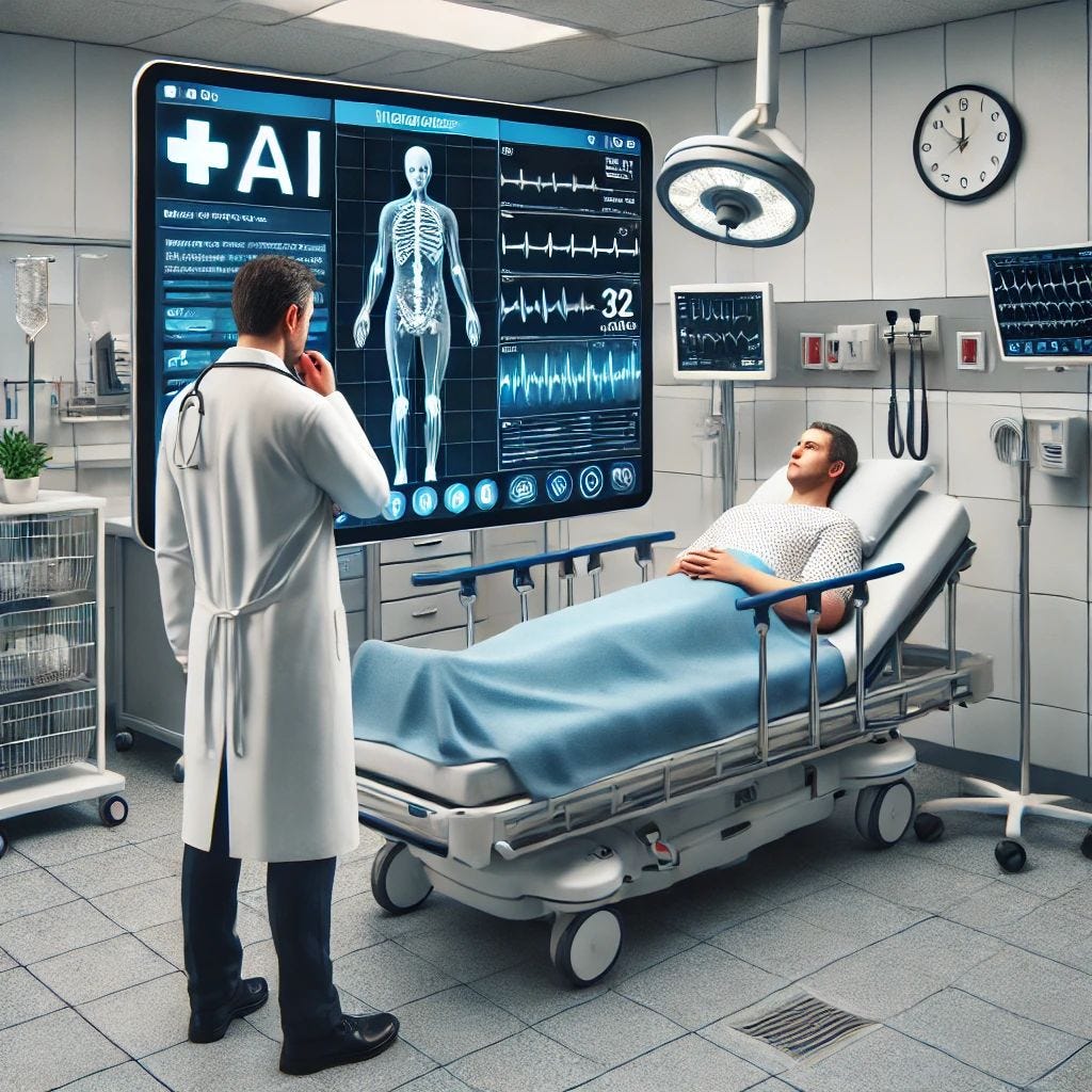 AI in the Emergency Room. A futuristic Emergency Ward Room | by AI for ...