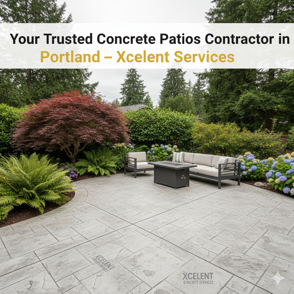 Your Trusted Concrete Patios Contractor in Portlan