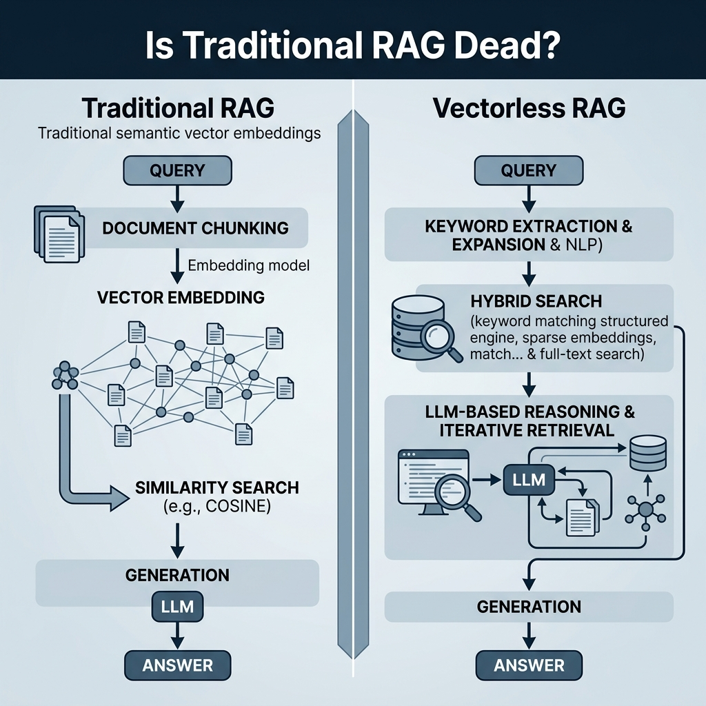 Is the Vector Database dead? The Rise of Vectorless RAG | by Harris ...
